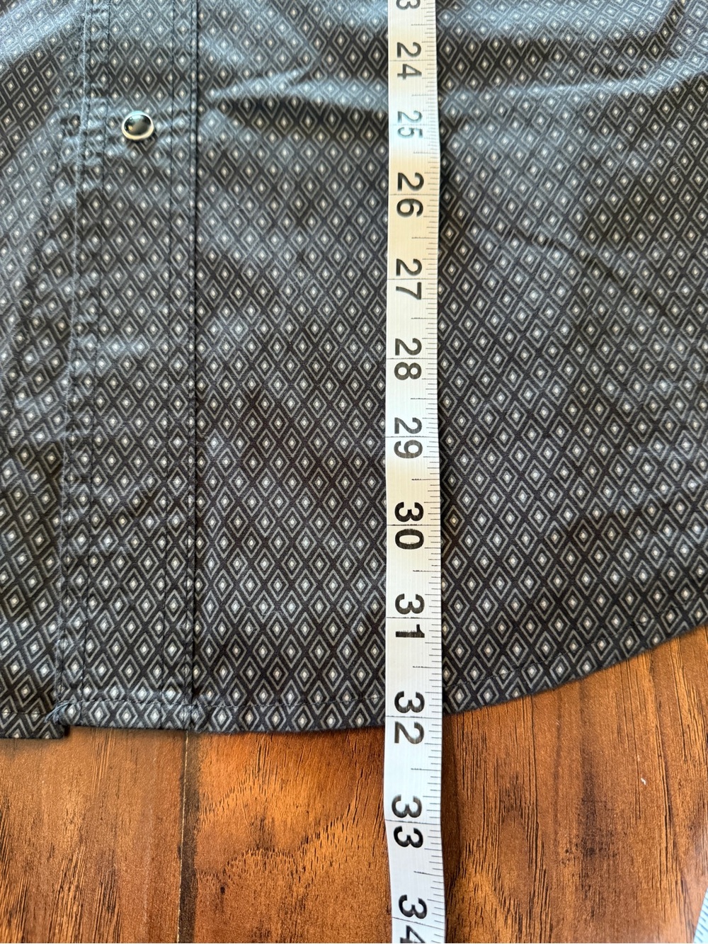 Wrangler Black Microdot Dress Shirt - Picture 5 of 5